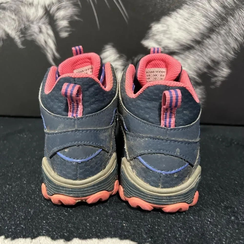 Merrell Chameleon 7 MK159719 Hiking Boot Boys 13M Blue Leather Trail Waterproof